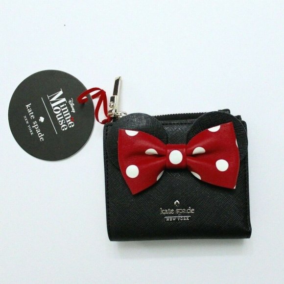 kate spade x minnie mouse adalyn Small Leather Wallet - Picture 1 of 5